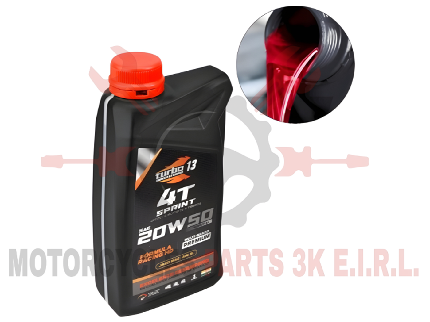 ACEITE 20W/50 1LT  TURBO 13 (X12UND)