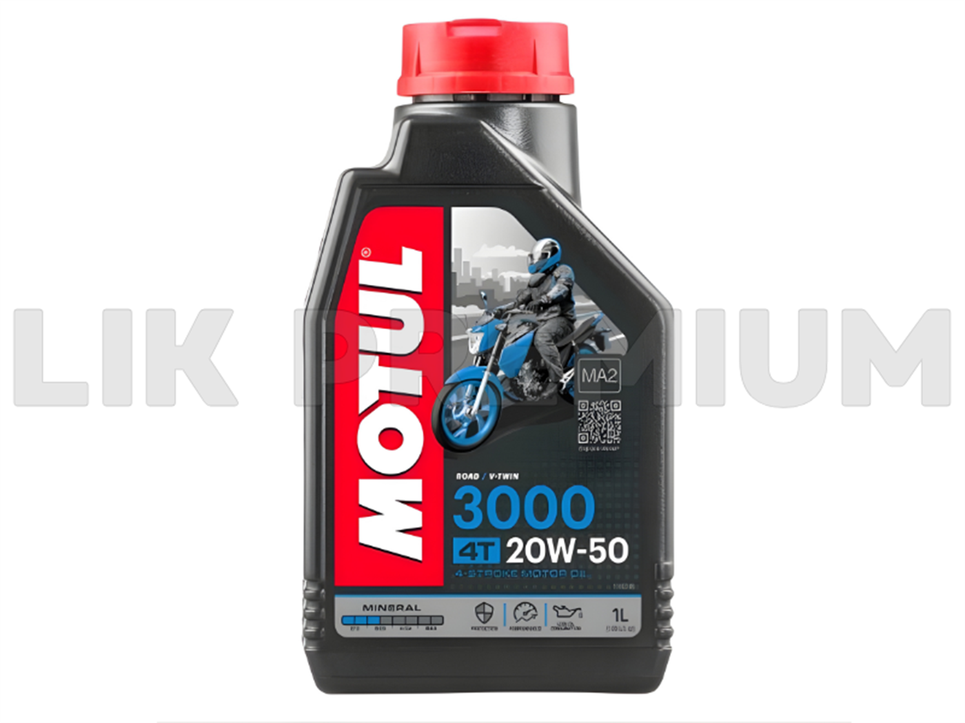 ACEITE 20W/50 3000 4T 1L (X12 UNIDADES) MOTUL
