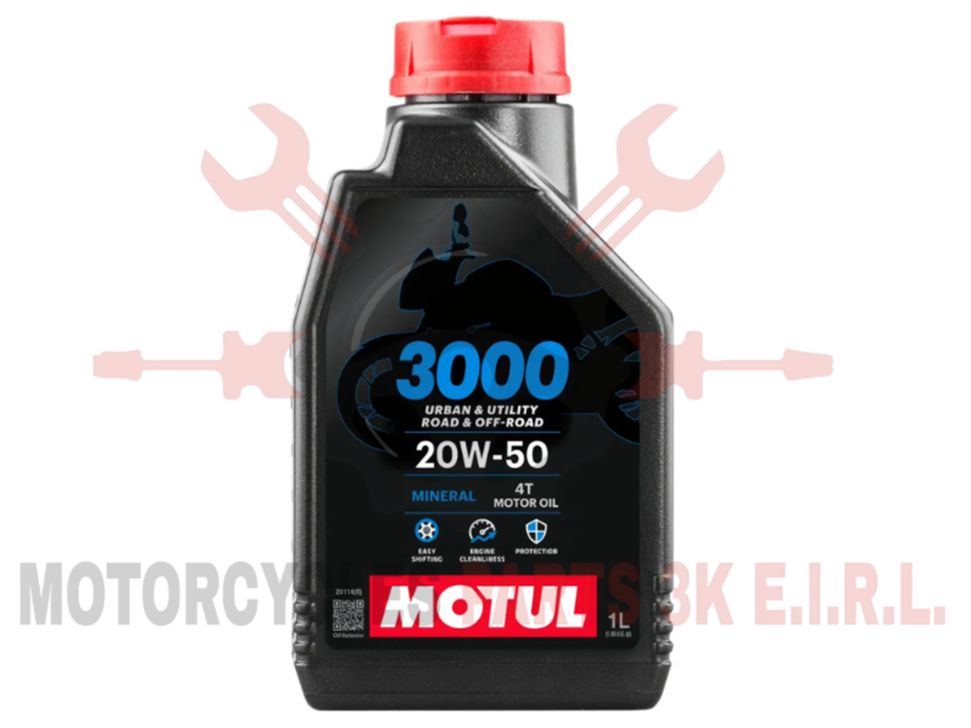 ACEITE 20W/50 3000 4T 1L (X12 UNIDADES) MOTUL