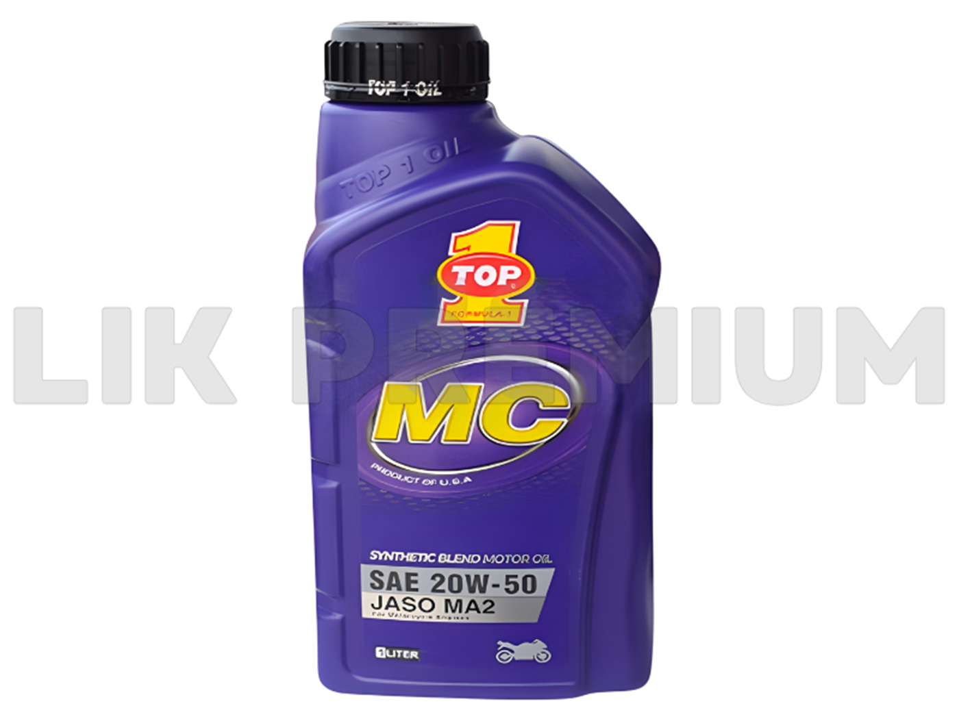 ACEITE 20W-50  SEMI SINTETICO TOP ONE JASO MA2 1L.