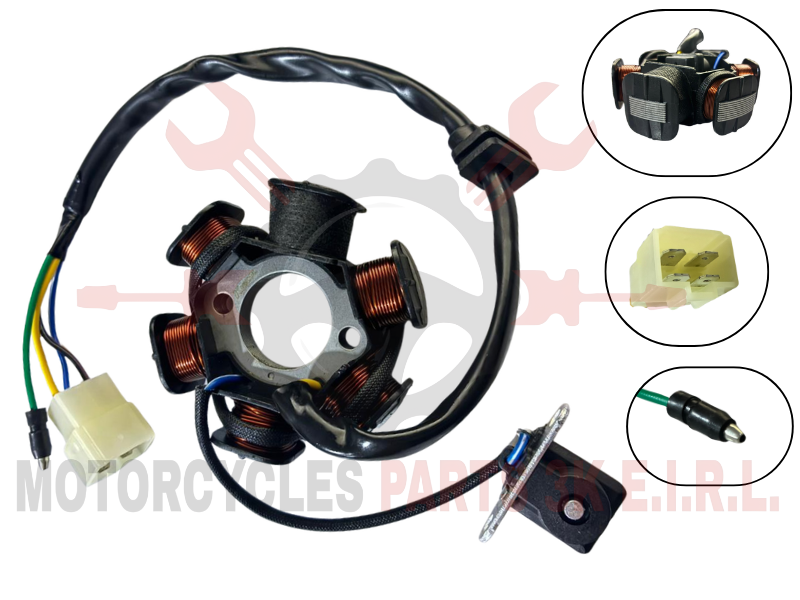 ALTERNADOR 6 BOBINAS ARR.ELECTRICO PREMIUM
