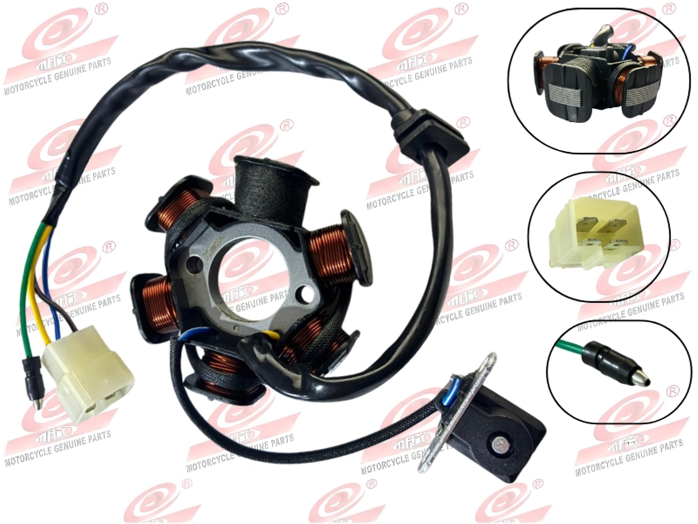 ALTERNADOR 6 BOBINAS ARR.ELECTRICO PREMIUM