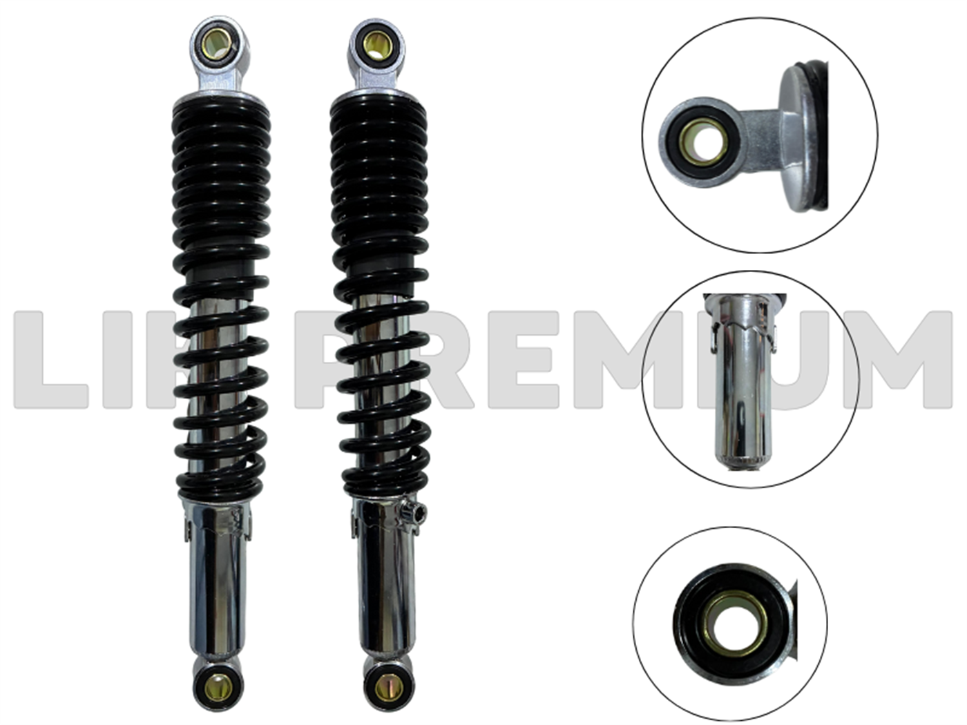 AMORTIGUADOR NEGRO (38CM)