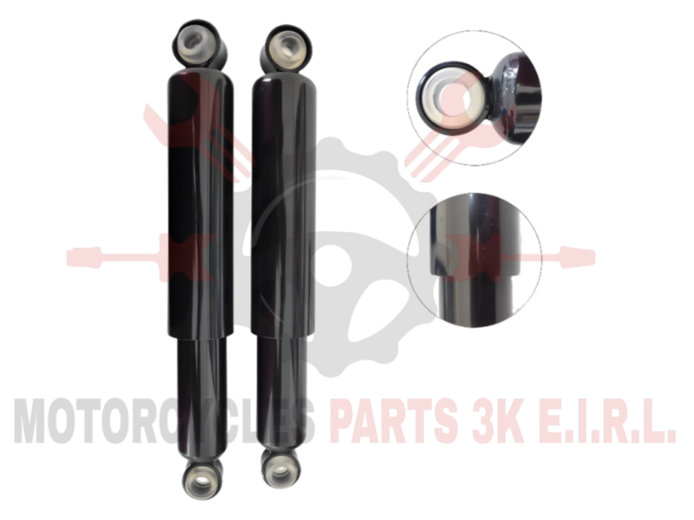 AMORTIGUADOR POST.(COMPR.240MM EXTEN.400MM H13MM)