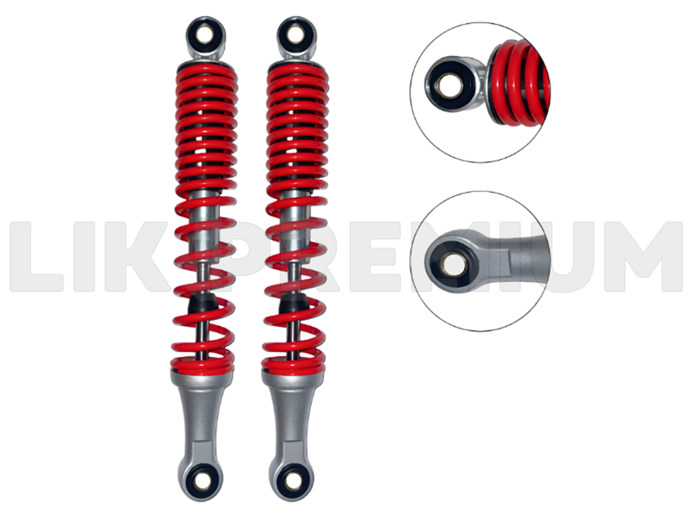 AMORTIGUADOR POSTERIOR ROJO (37.5CM)