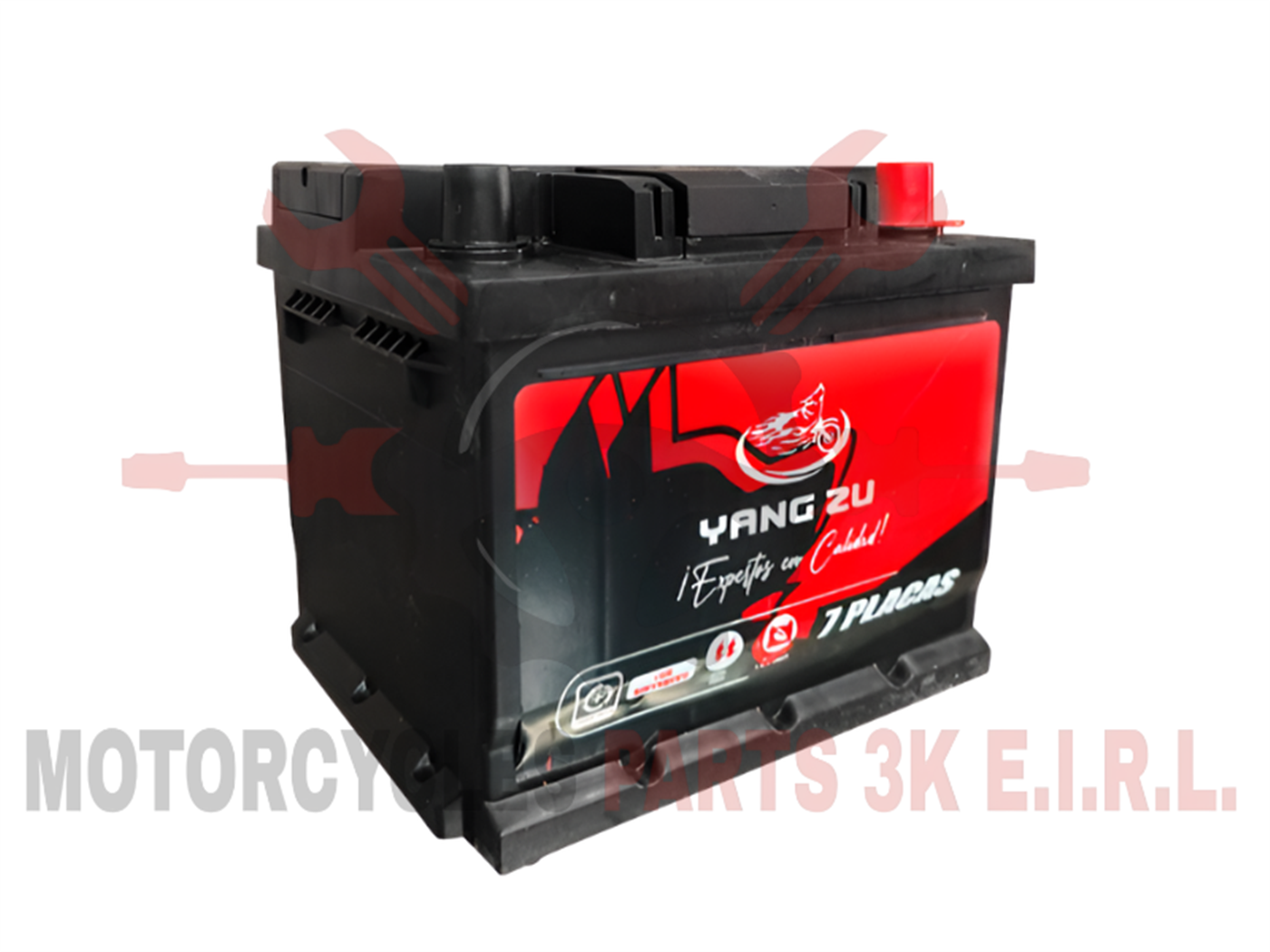 BATERIA  (7 PLACAS) 12V. U1R400 C/BORNE