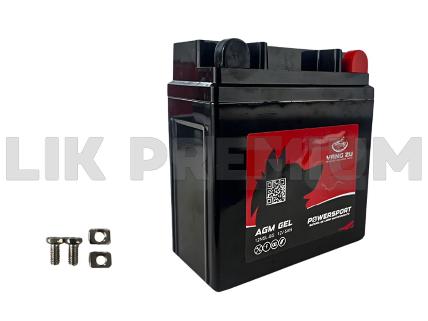 BATERIA 12N5L-3B AGM/GEL (12V.5AH) 120X60X130MM