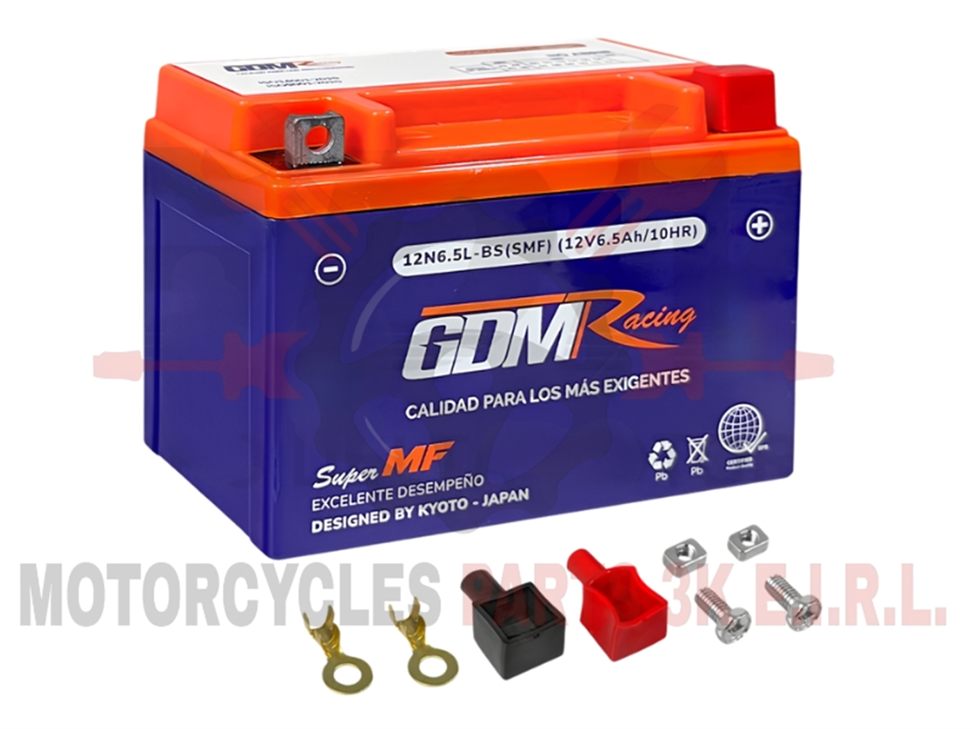 BATERIA 12N6.5-3B SECA PREMIUM (12V6.5AH) 139X66X102MM