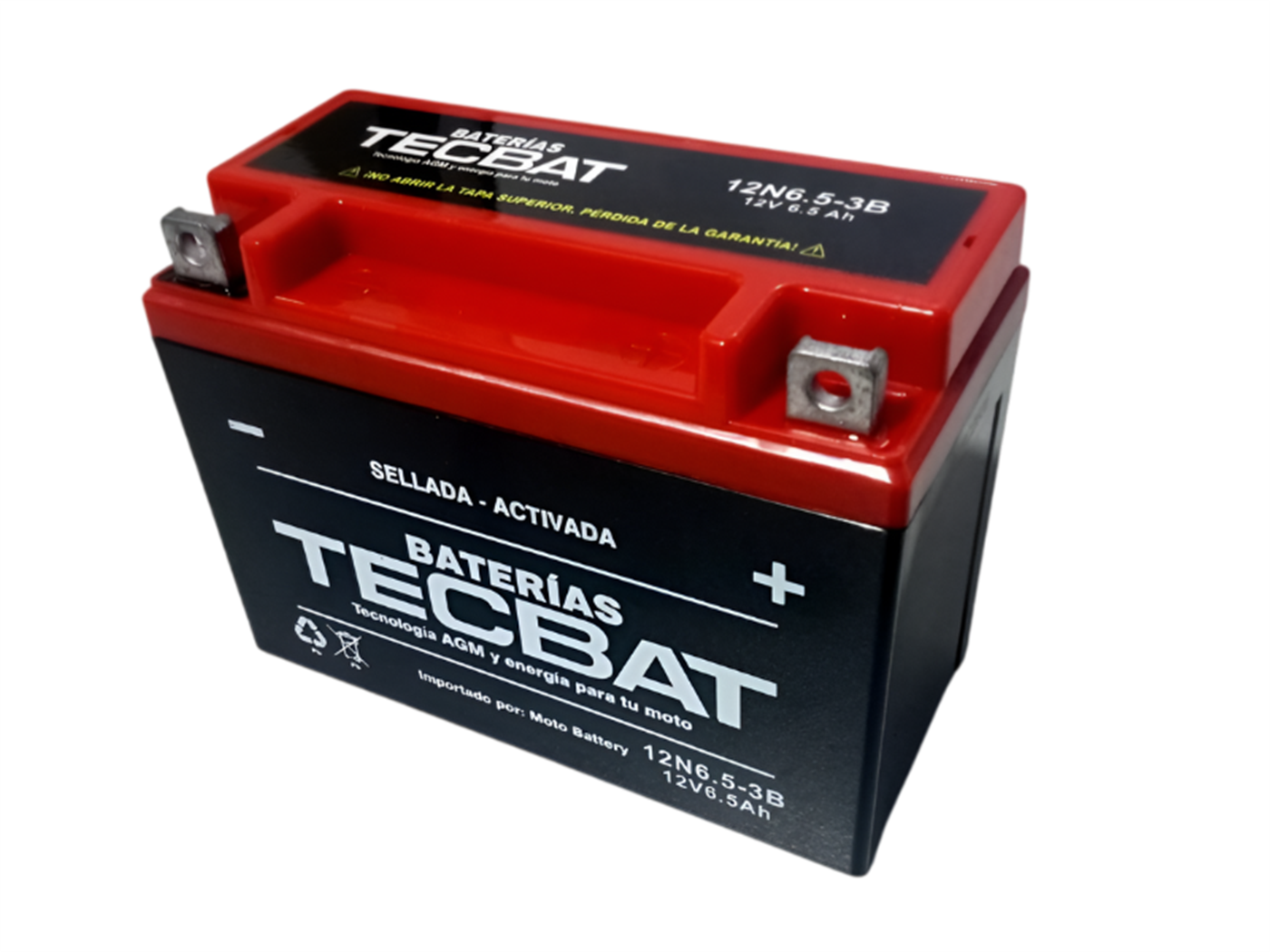 BATERIA 12N6.5-3B SECA PREMIUM (12V6.5AH) 139X66X102MM