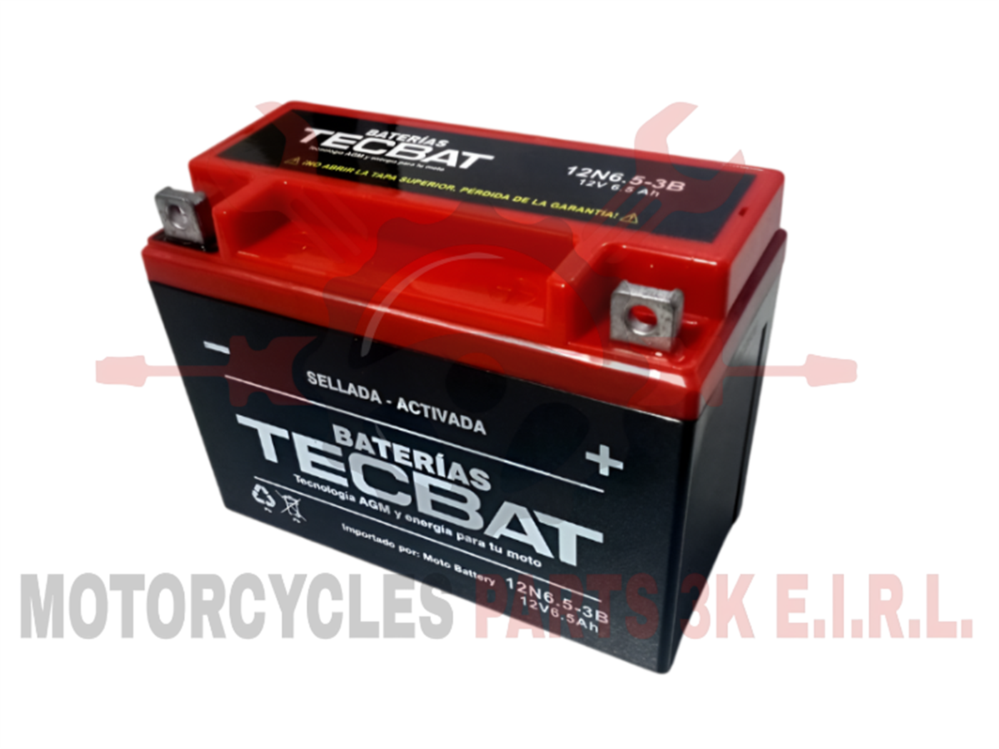 BATERIA 12N6.5-3B SECA PREMIUM (12V6.5AH) 139X66X102MM