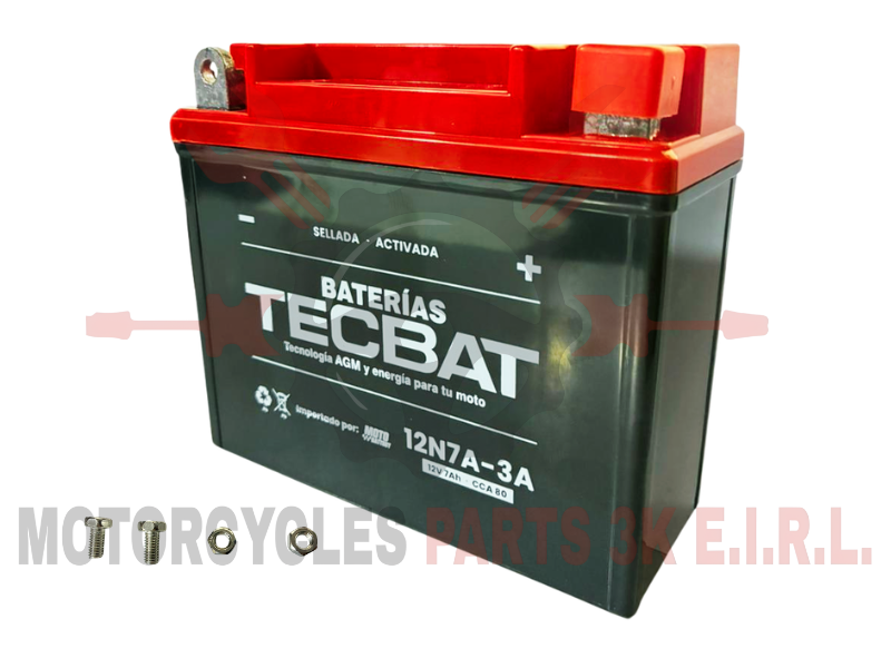 BATERIA 12N7A-3A  SECA PREMIUM (12V.7AH) (149X60X129MM)