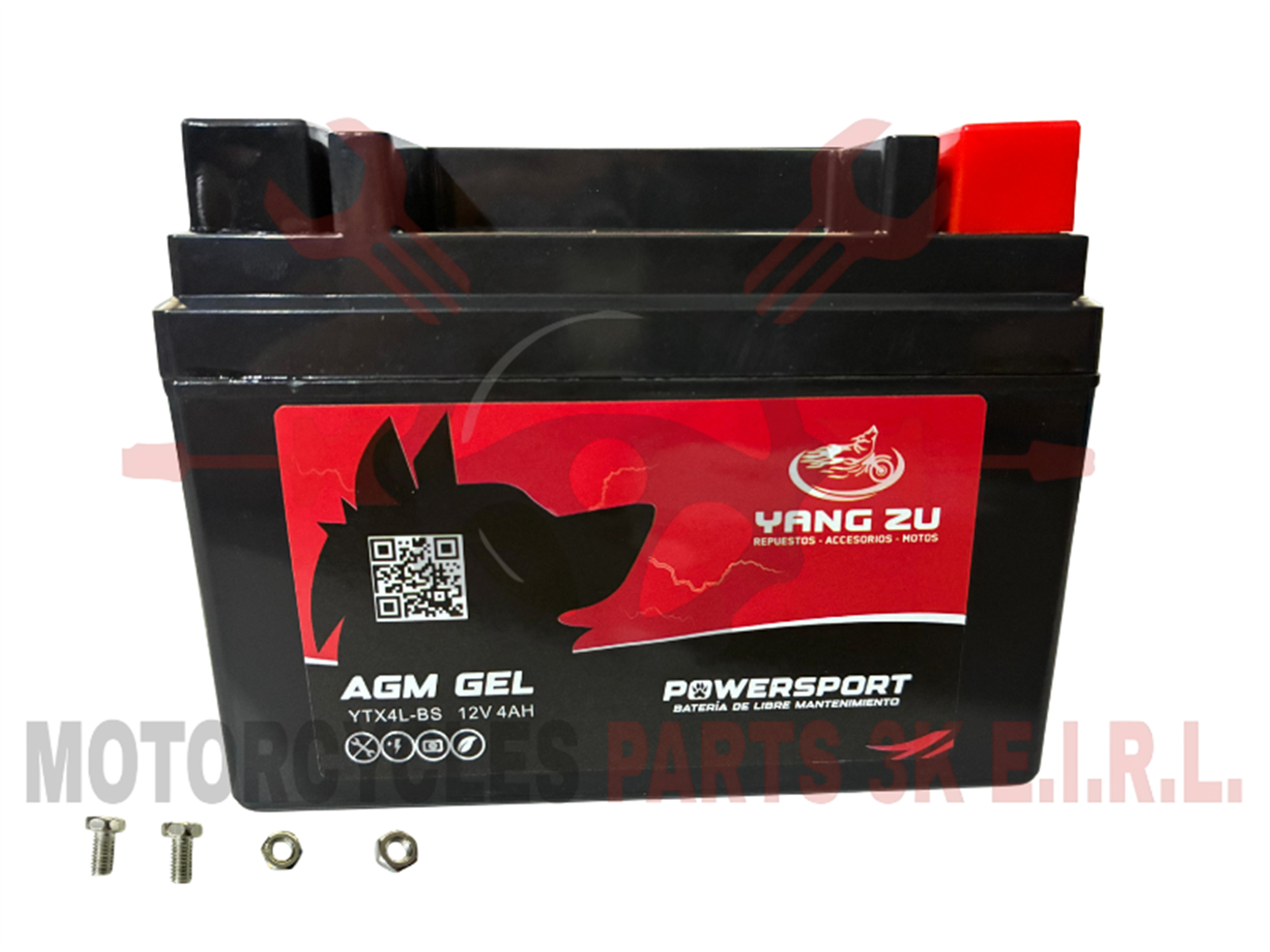 BATERIA YTX4L-BS  SECA PREMIUM (12V.4AH) 114X71X86MM
