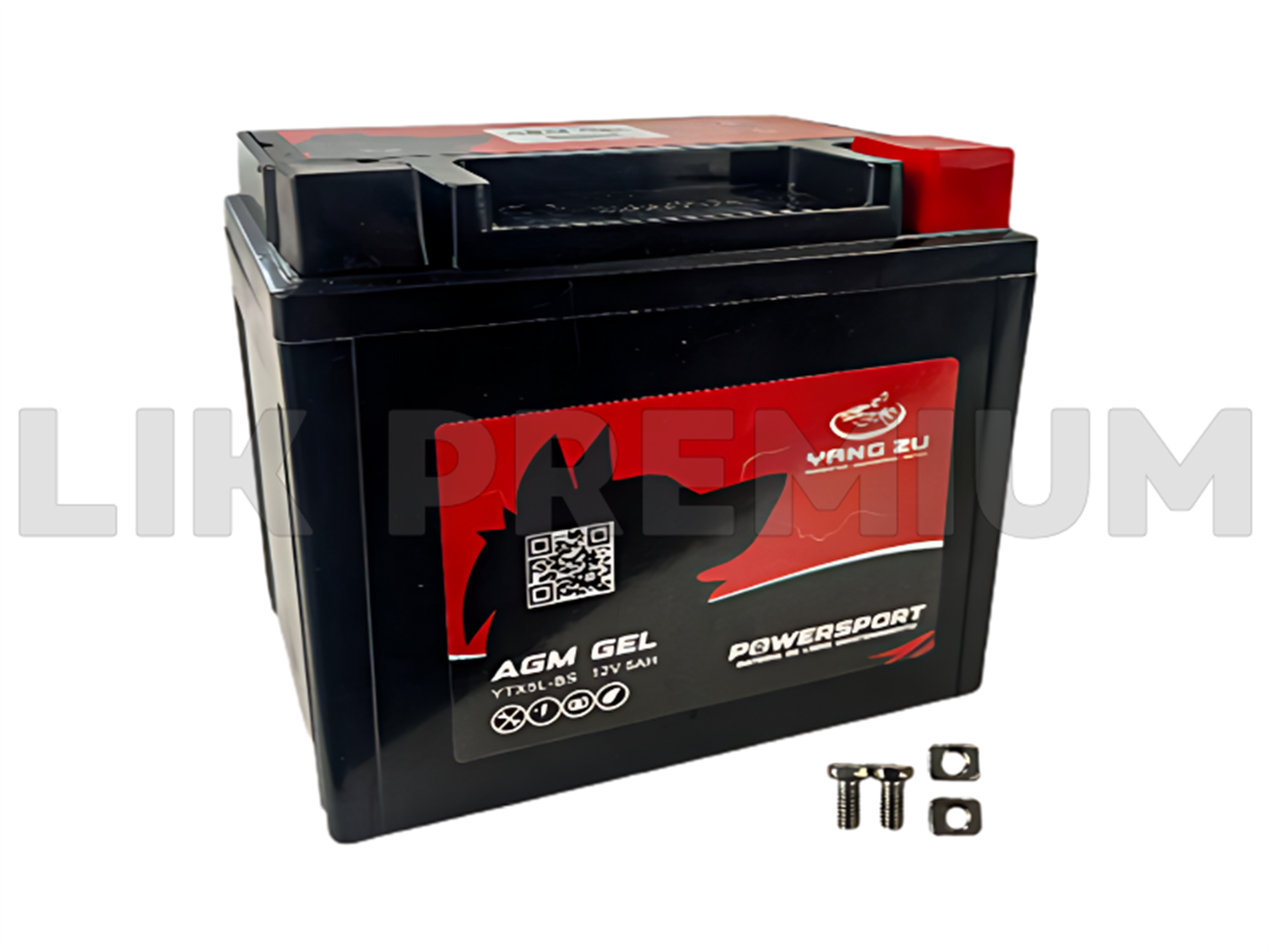 BATERIA YTX5L-BS GEL PREMIUM (12V.5AH) (68X112X108MM)