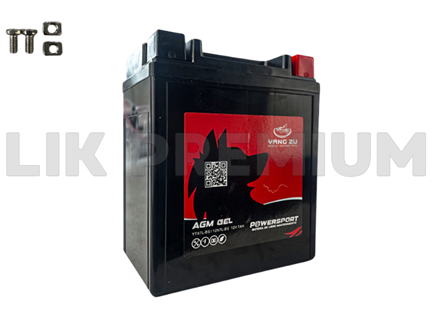 BATERIA YTX7L-BS SECA PREMIUM (12V.7AH) (69X112X133MM)