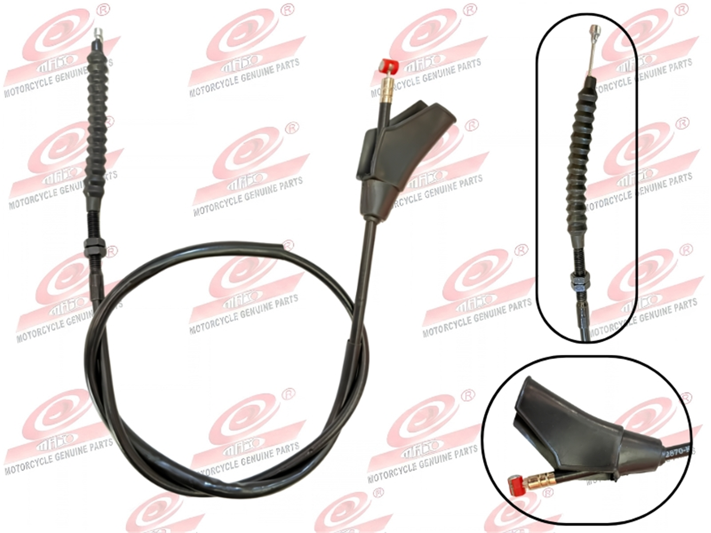 CABLE EMBRAGUE C/FUNDA PUNTA 13.5CM L.TOTAL 109CM