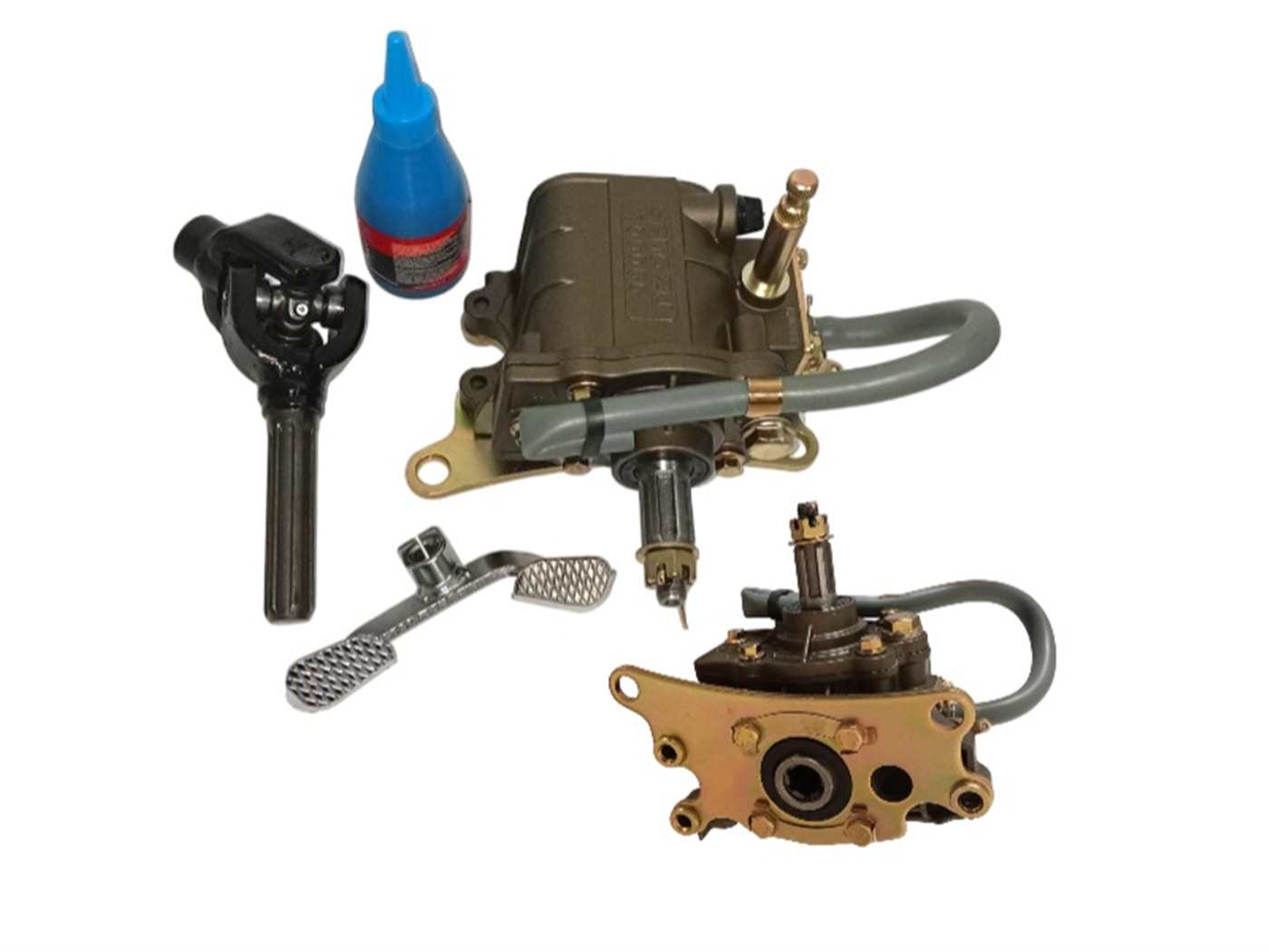 CAJA RETRO C/EJE 20 MM 1000CC TITANIO OSC.