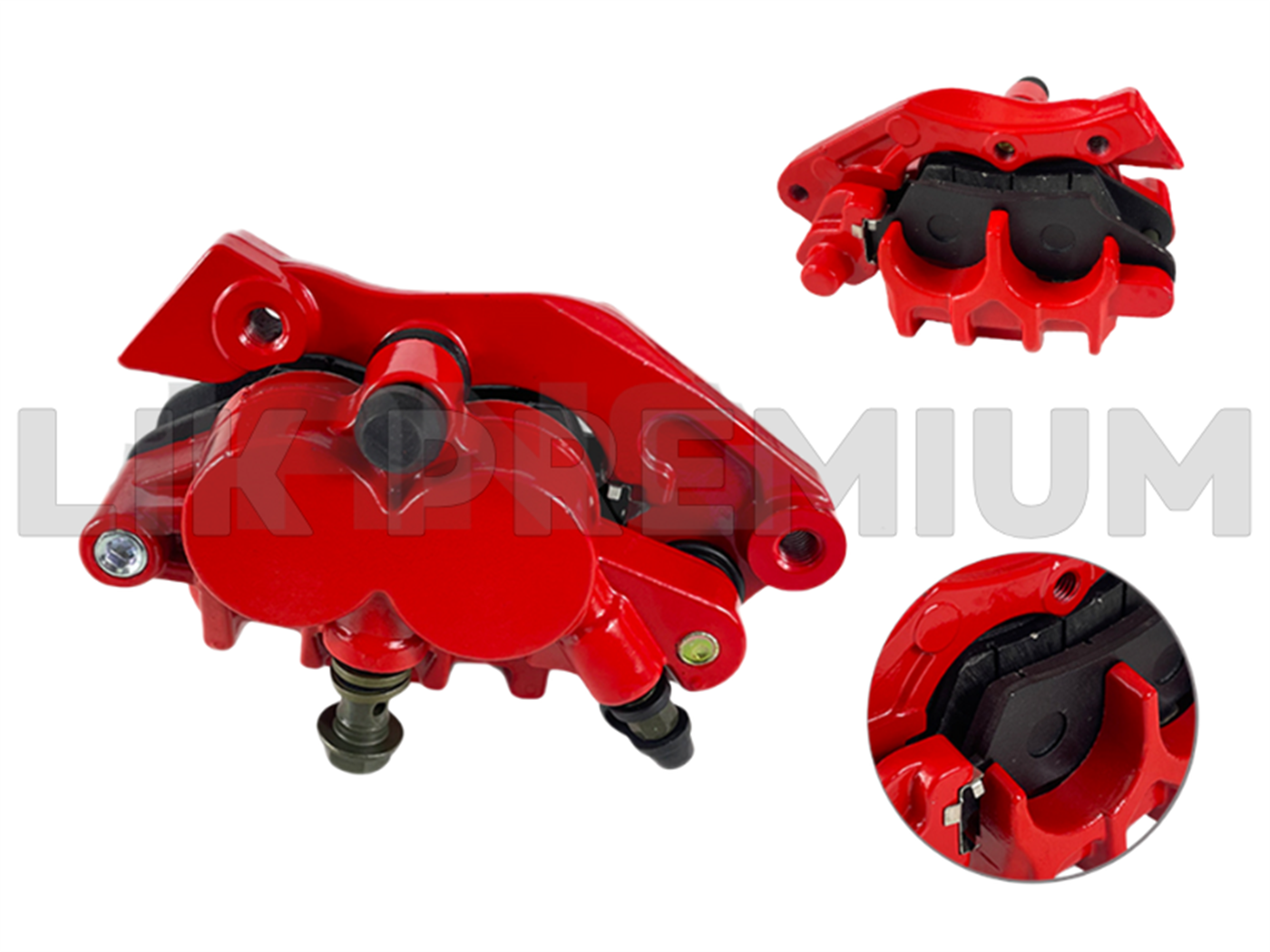 CALIPER DELANTERO IZQ. ROJO