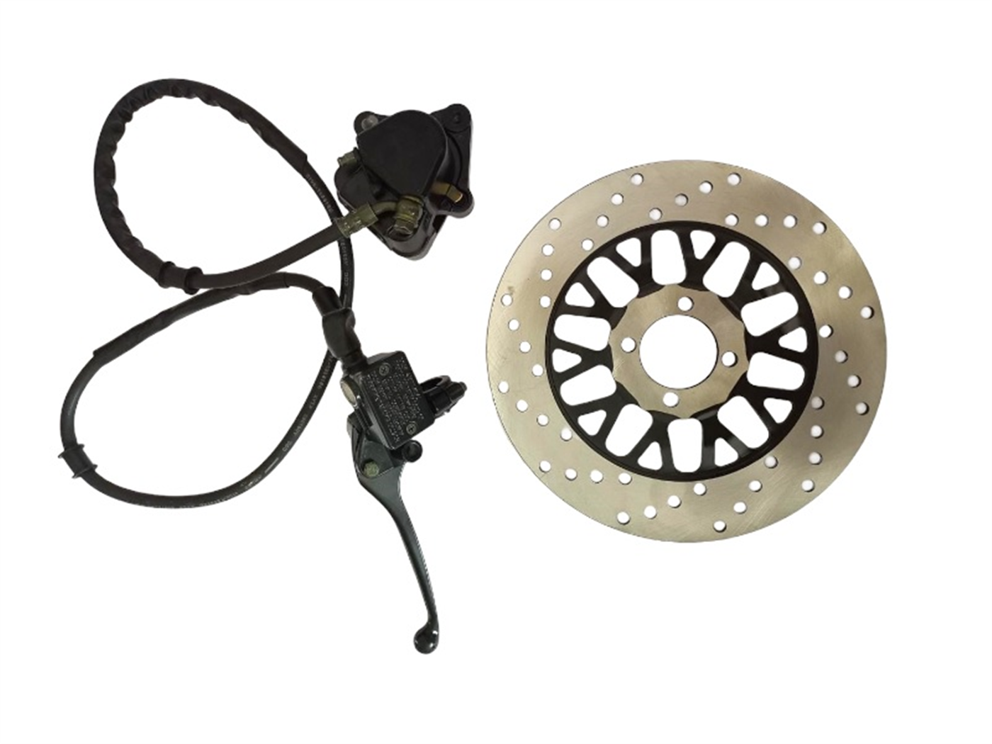 CALIPER FRENO DEL. COMPL.C/DISCO (4P 265MM)