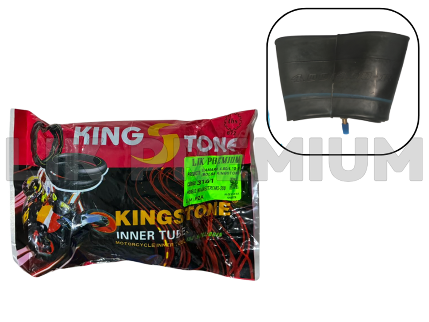 CAMARA 4.60/4.10-18 TR4 (BOLSA KINGSTONE)