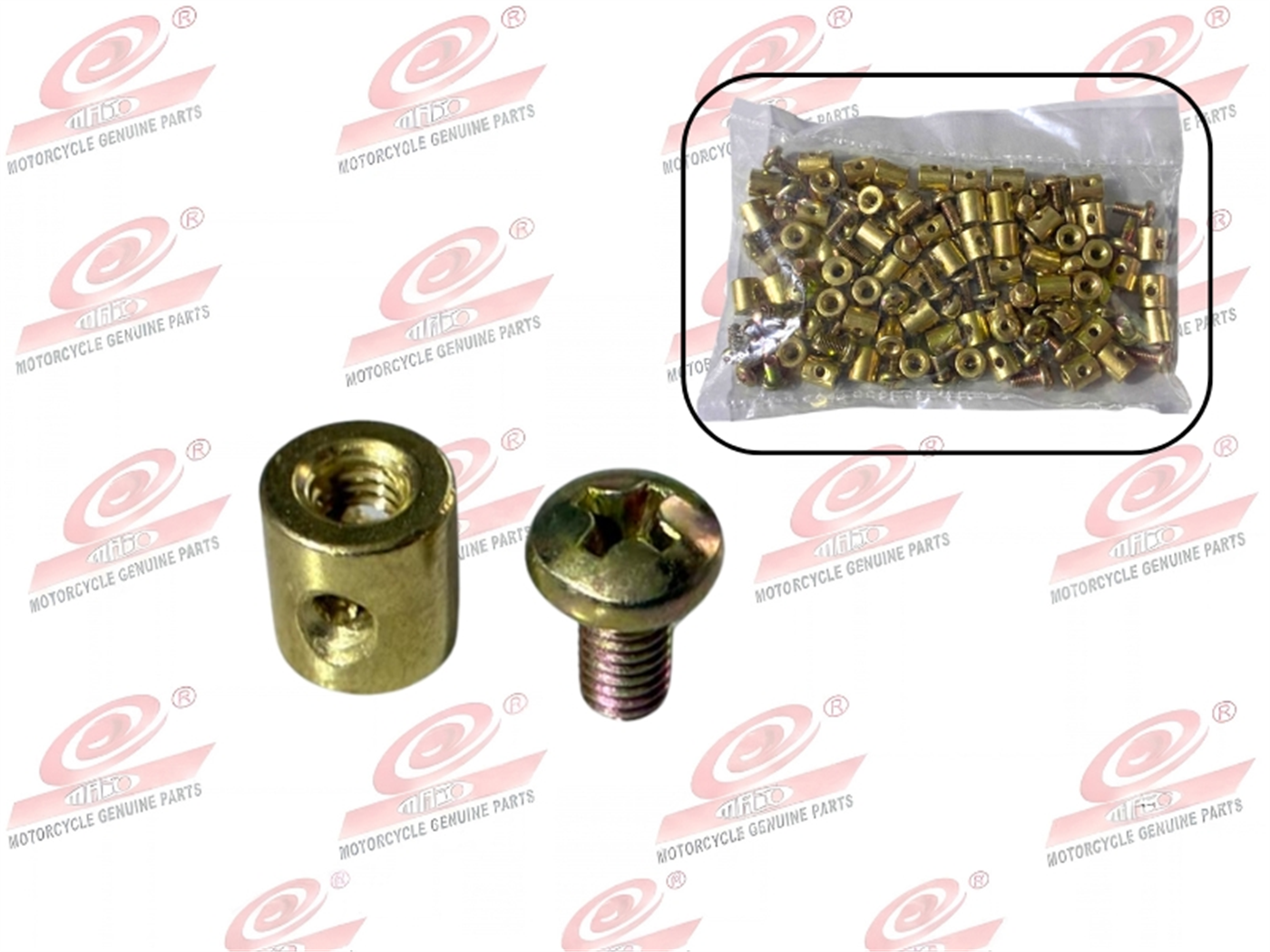 CANDADITO EMBRAG.METAL BARRIL (X50 UNIDADES)
