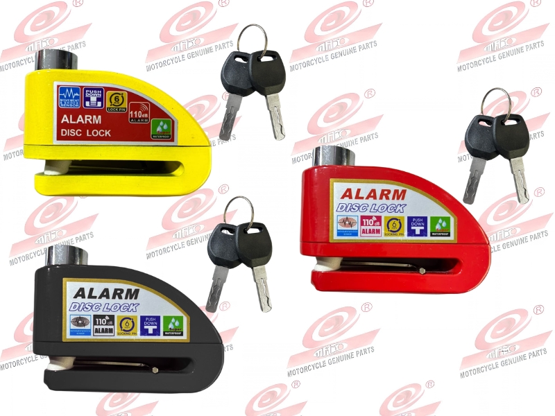 CANDADO PARA DISCO C/ALARMA PESADO RESISTENTE AL AGUA  (AC-Y0207)