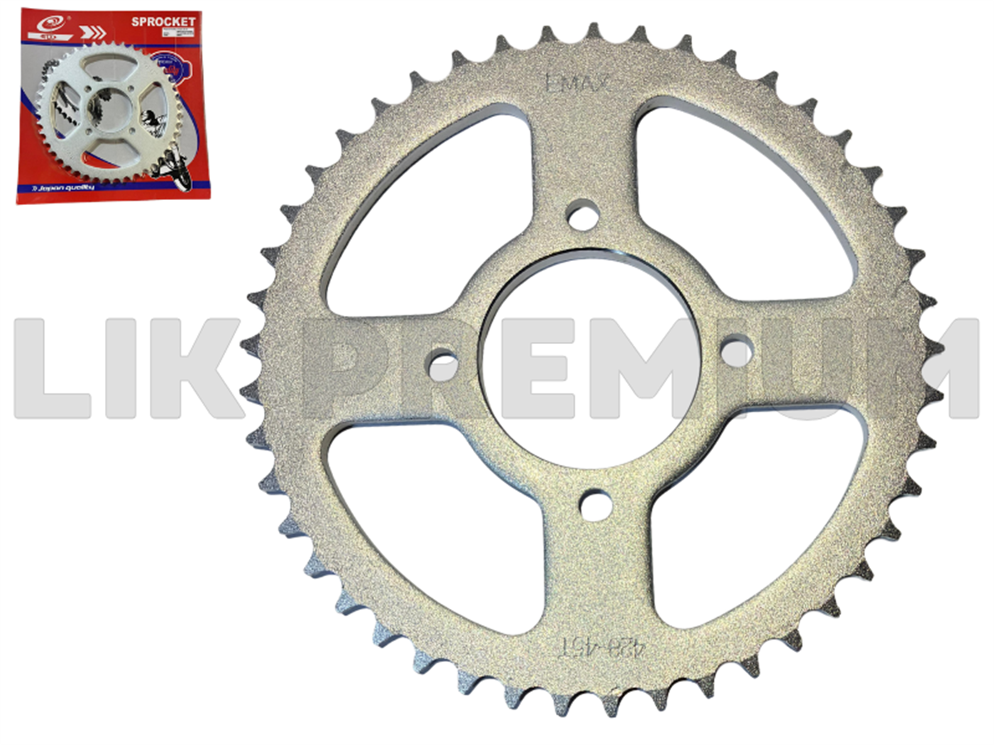 CATALINA 428H 45T 8MM (COLOR PLATA) PREMIUM 