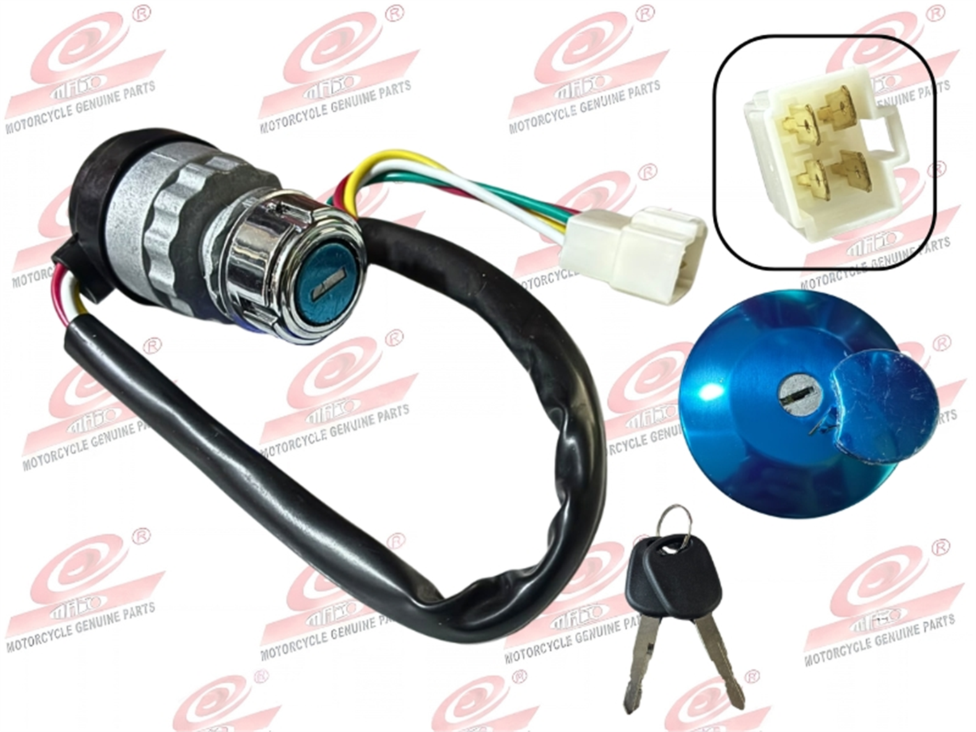 CHAPA CONTACTO + TAPA TANQUE C/ARRANCADOR