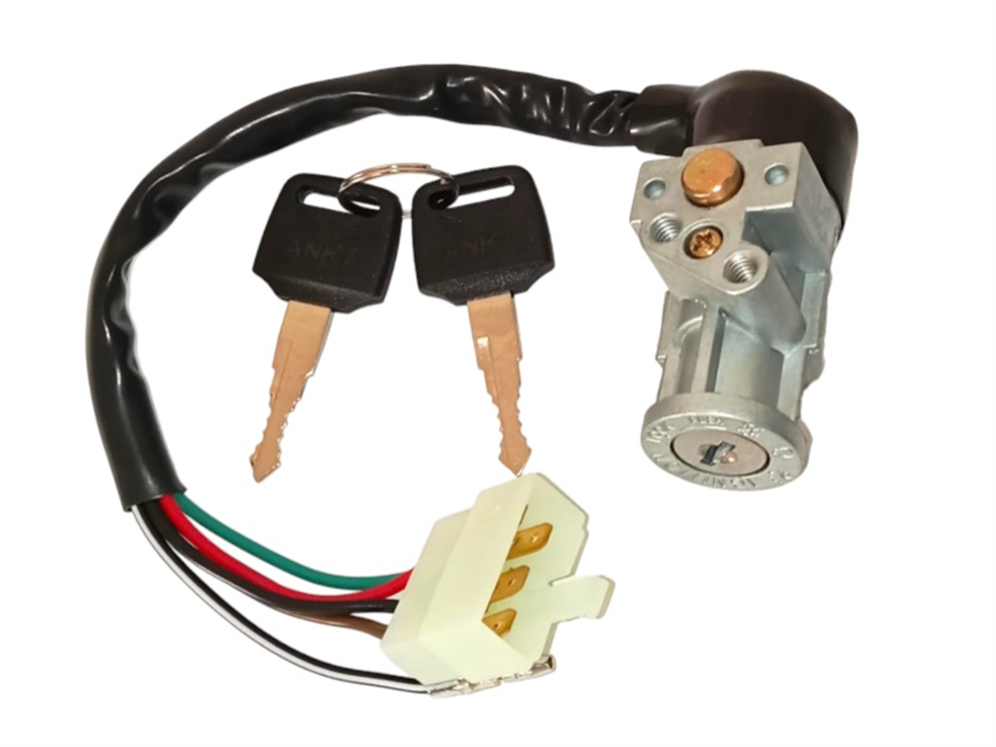 CHAPA CONTACTO (4 CABLES) C/TRABA TIMÓN