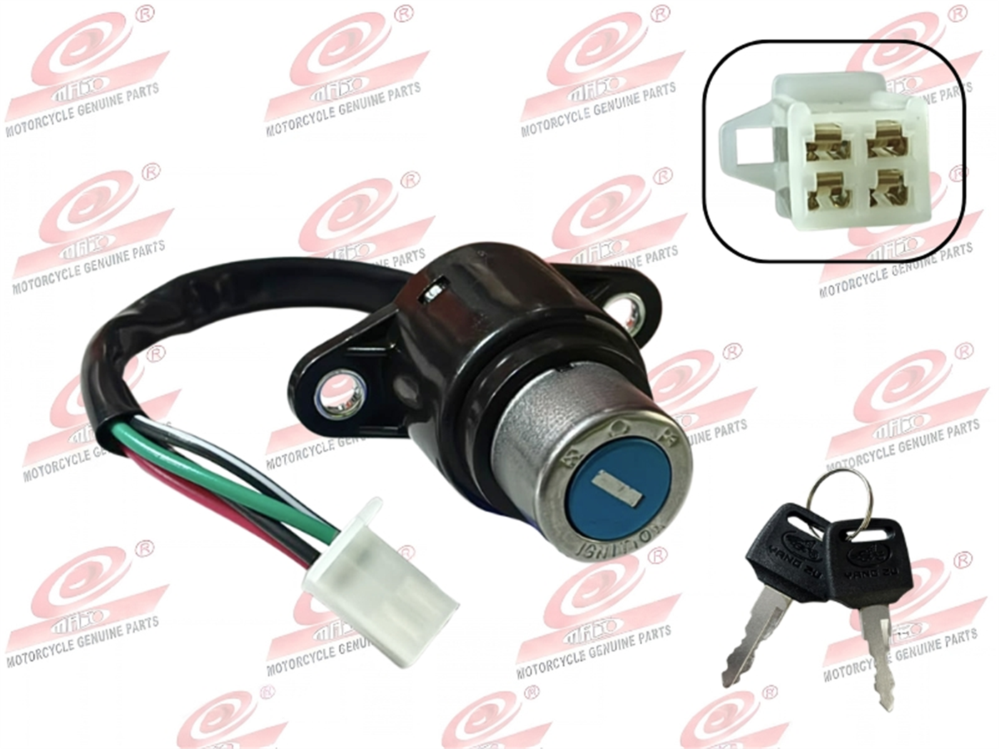 CHAPA CONTACTO  (4CABLES) PREMIUM