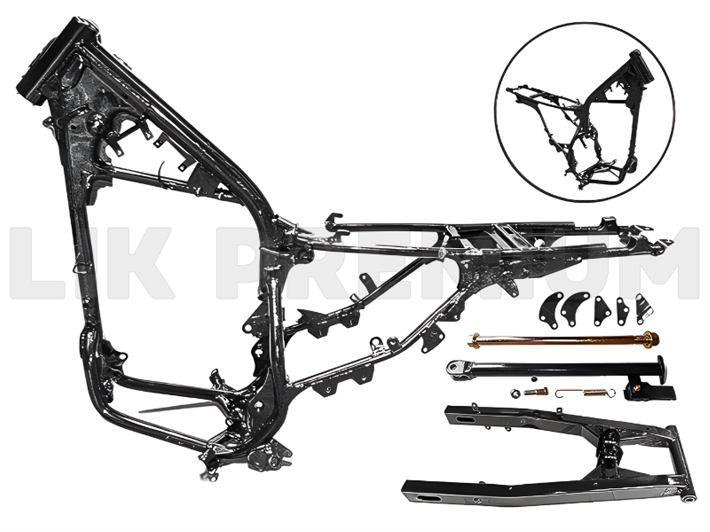 CHASIS S/NUMERO C/TRAPECIO EJE Y PARADOR LATERAL