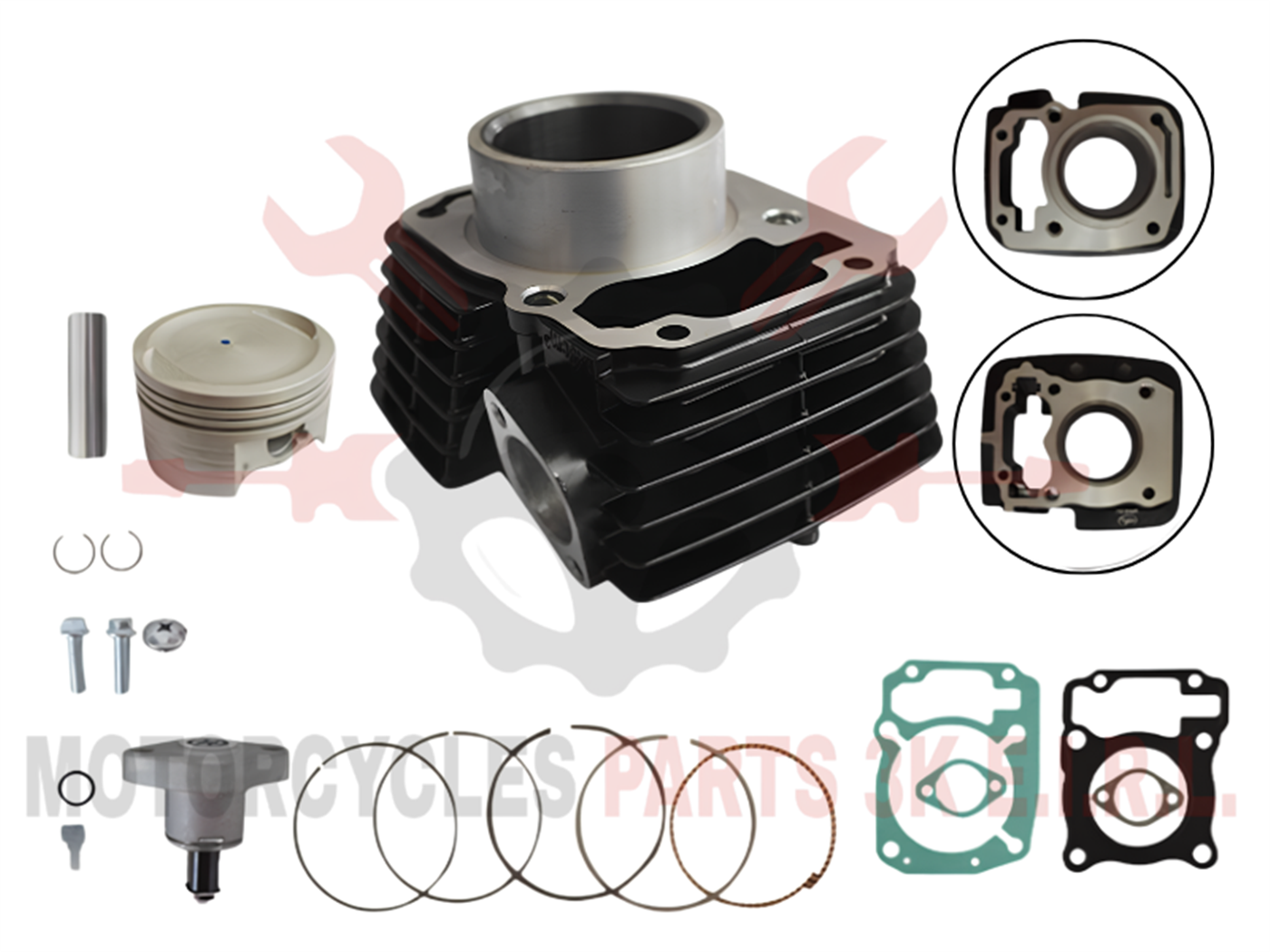 CILINDRO COMP.(149CC, 63.5MM,14MM) C/TENSOR NEGRO
