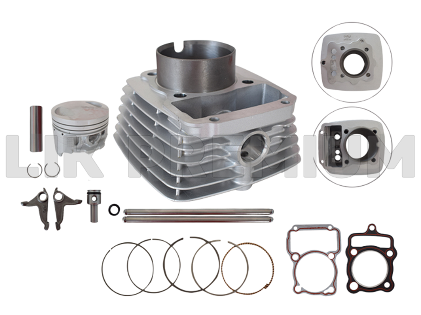 CILINDRO COMPLETO 149CM3 (62MM-13MM) PLATA PREMIUM