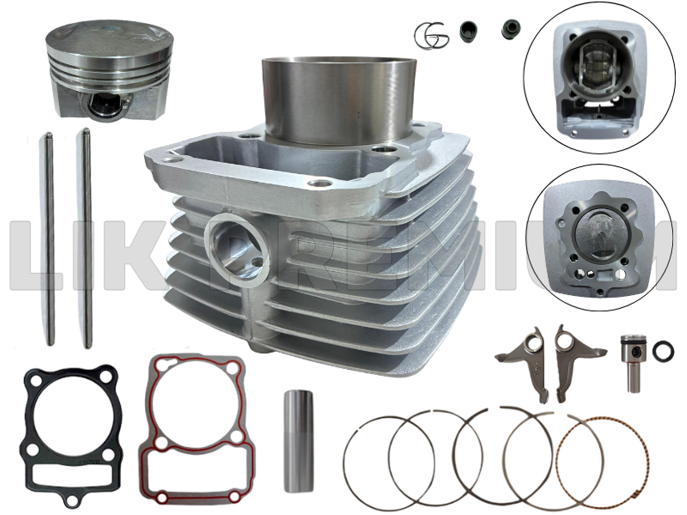 CILINDRO COMPLETO CROMADO (67-16MM) AIRE PREMIUM
