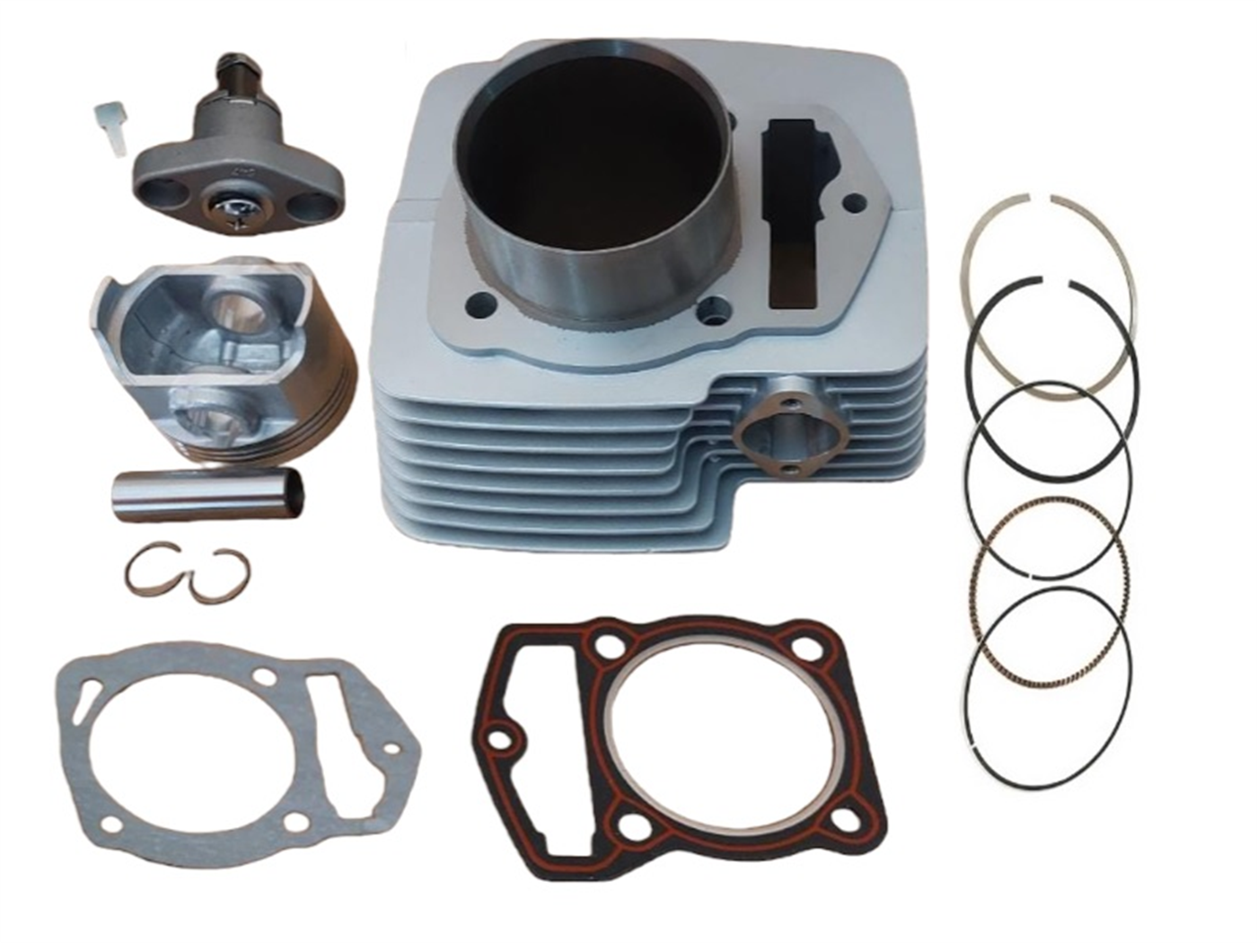 CILINDRO COMPLETO 69MM PIN 17MM (COLOR PLATA) PREMIUM