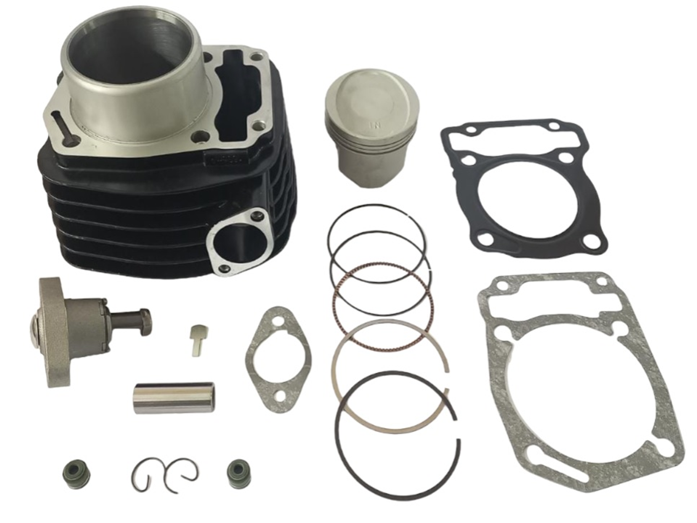 CILINDRO COMPLETO NEGRO 163CM3 (61MMM-14MM) PISTON C/TRATAMIENTO