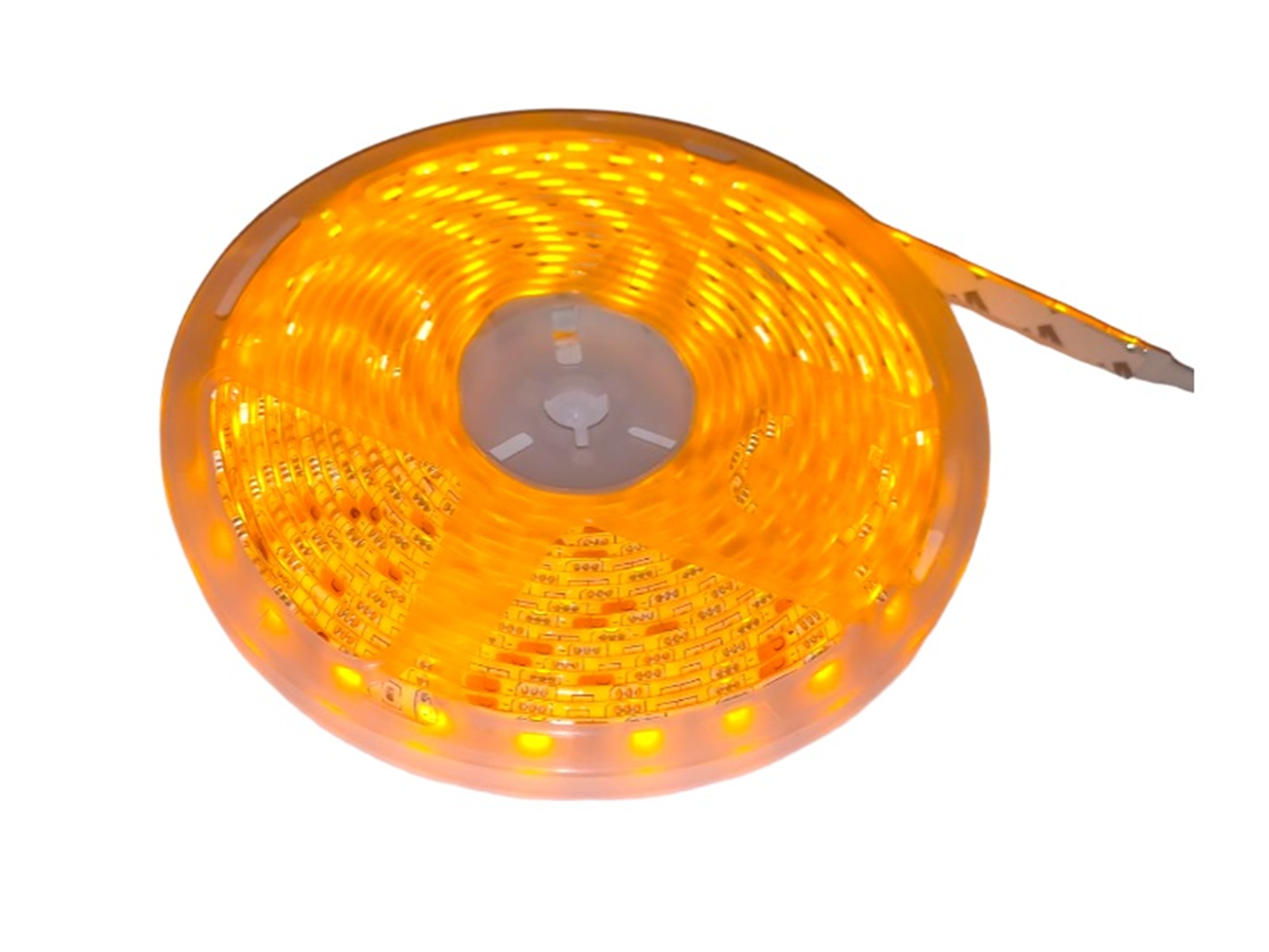 CINTA LED 5MT C/SILICONA AMBAR (5050-12V)
