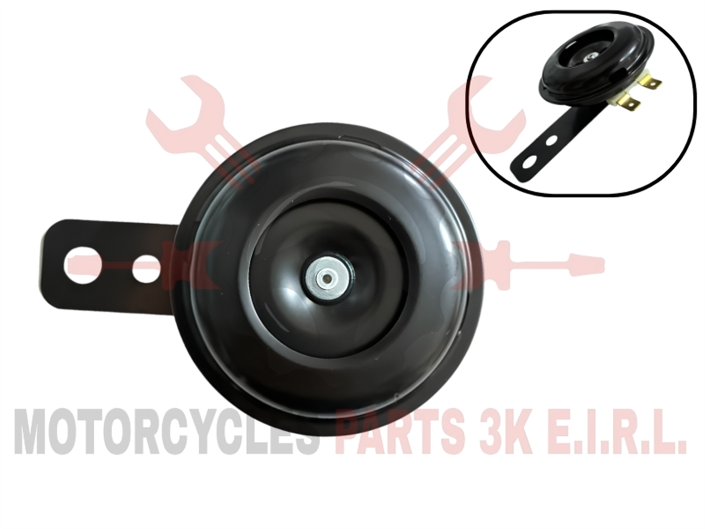 CLAXON 12V/40W NEGRO PREMIUM