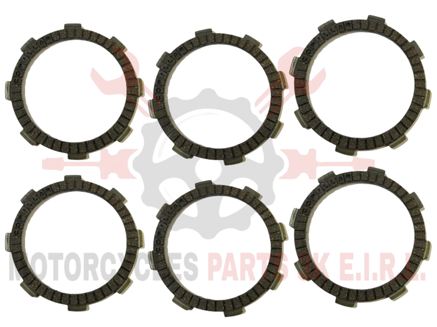 DISCO EMBRAGUE 6  PZAS.16MM PREMIUM 