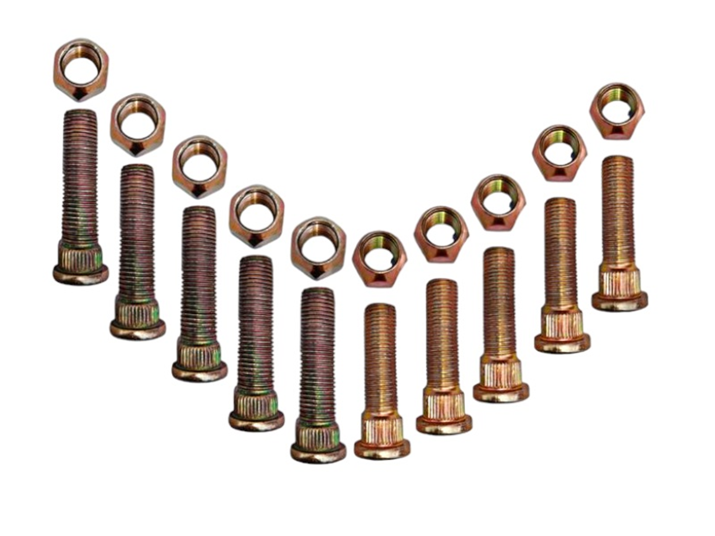 KIT PERNO RUEDA POST. (X10UND) 5R.IZQ/ 5R DER. (14X40MM)