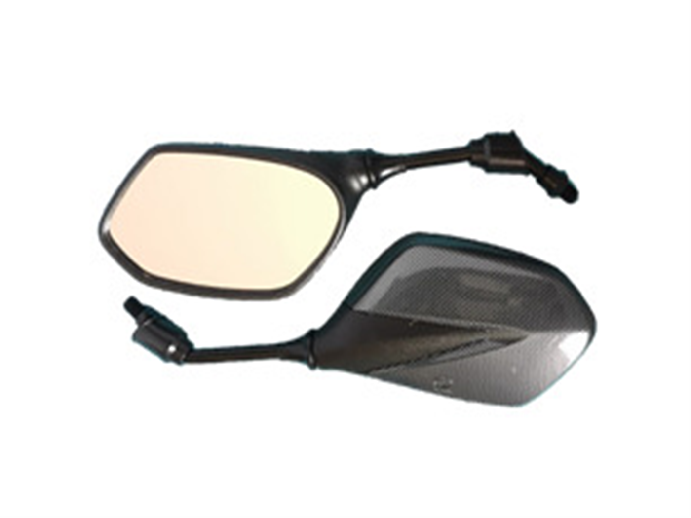 ESPEJO 10MM NEGRO/CARBON OSCURO