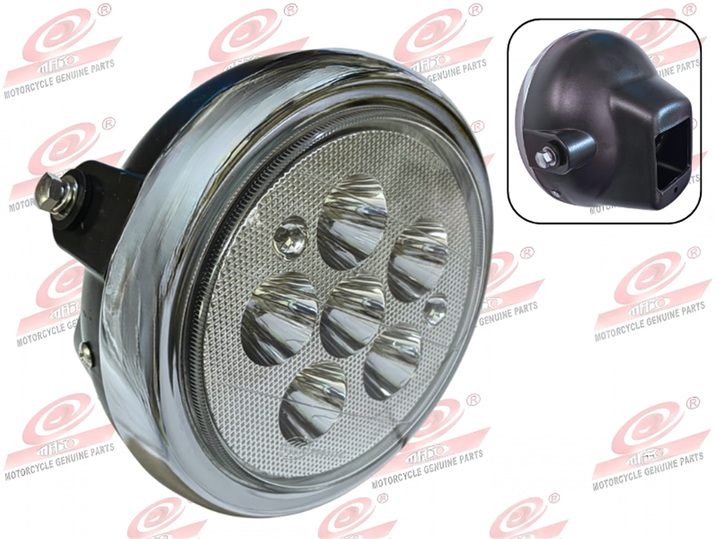 FARO DEL. REDONDO 6 LED