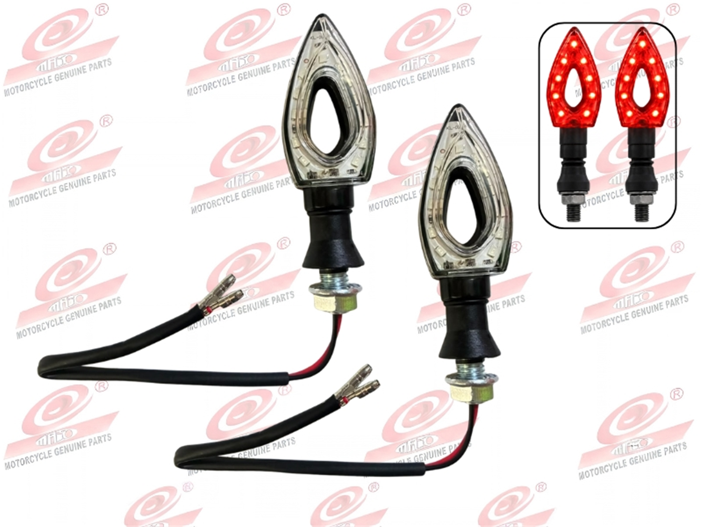 FARO DIR. LED OJO ROJO PICARON