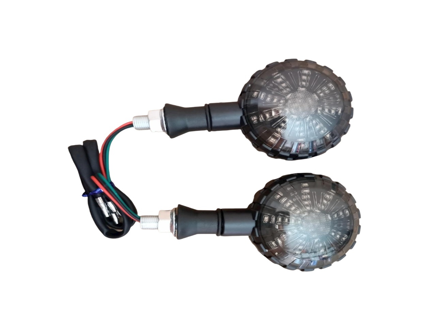 FARO DIR. LED REDONDO ROJO (AC-0801)