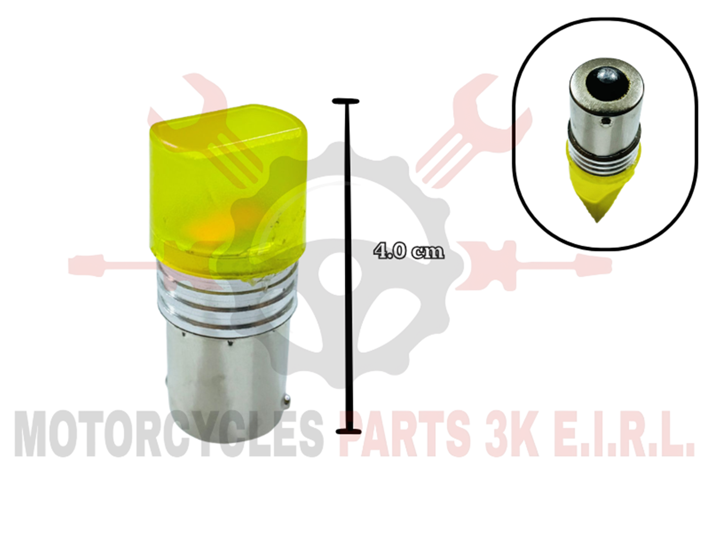 FOCO DIR.LED AMBAR (1156L20) ESTROBO PREMIUM