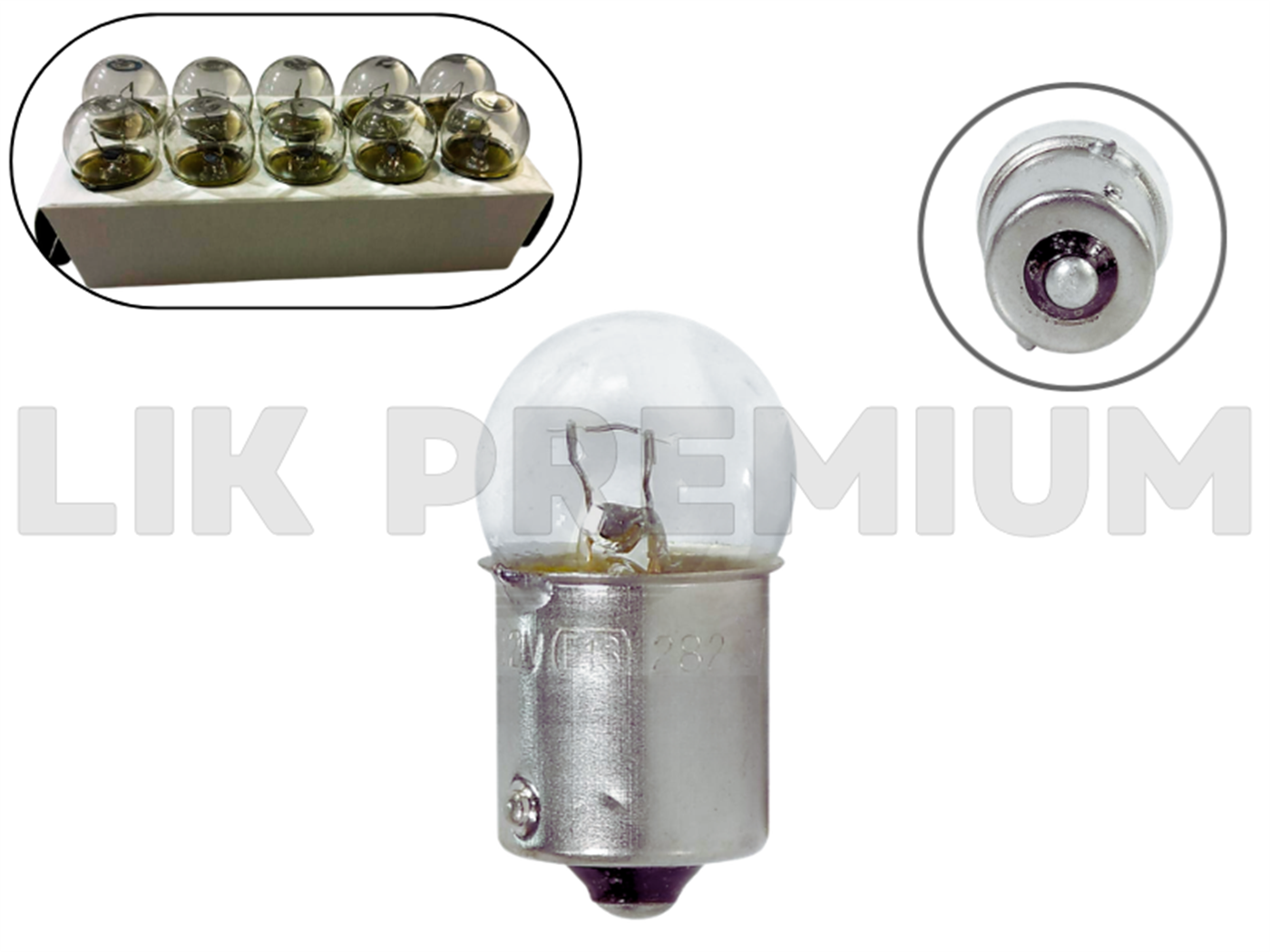 FOCO DIRECC 12V BLANCO 12V 10W BA155 G18 (10 UND)