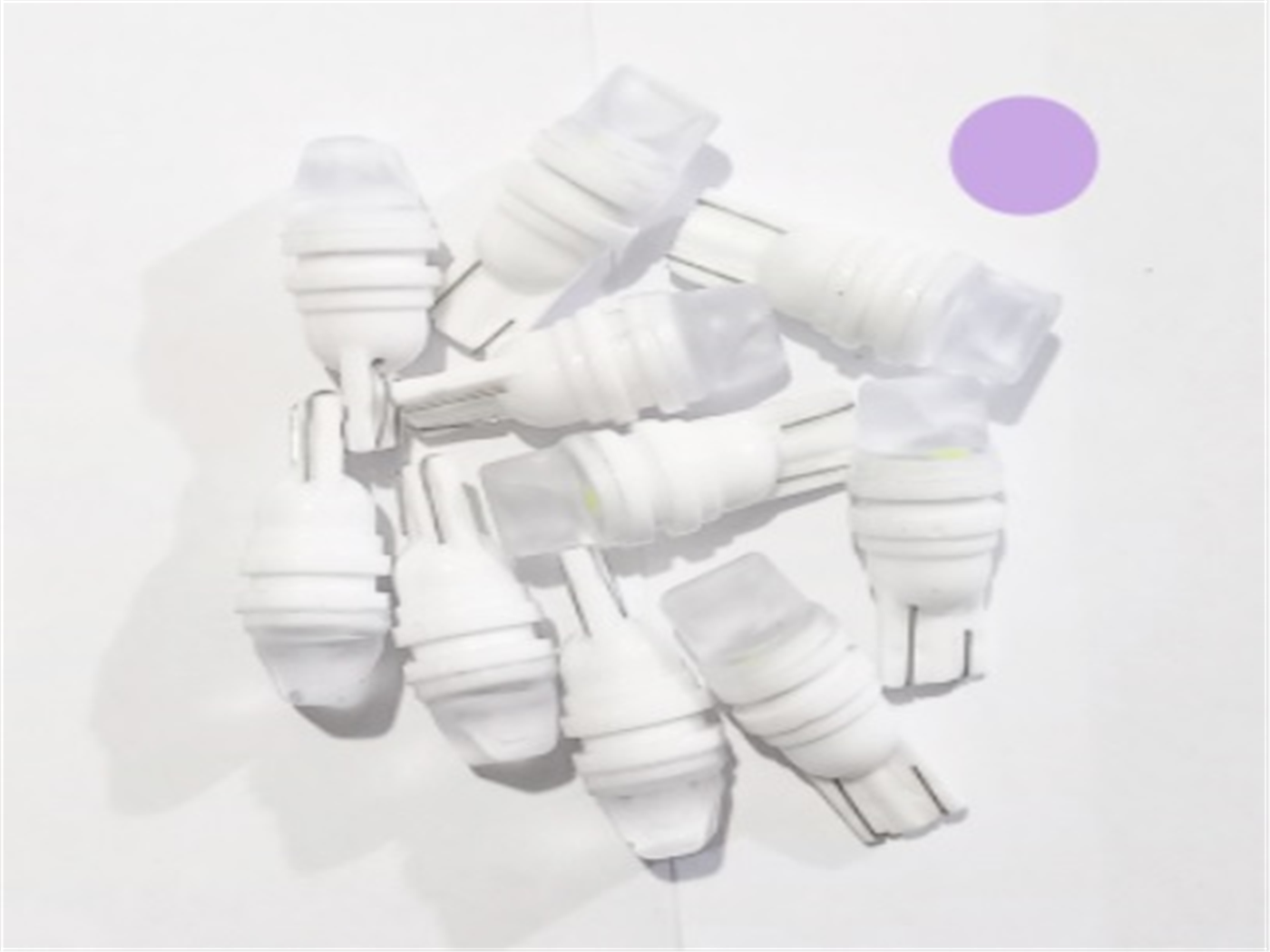 FOCO LED LAGRIMA LILA ESTROBO SILICONA (MQ-4058)