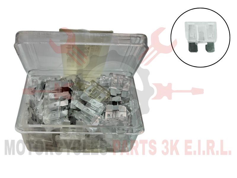 FUSIBLE UÑA.25A BLANCO (X 100 PCS)