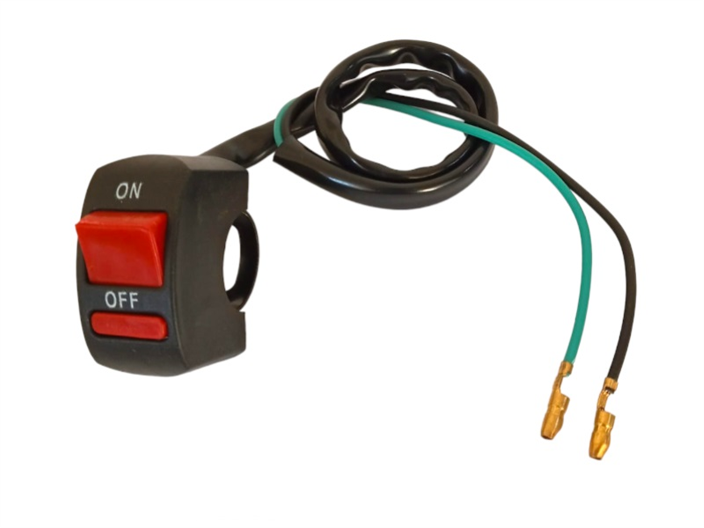 INTERRUPTOR NEGRO 3CABLES 2GOLPES