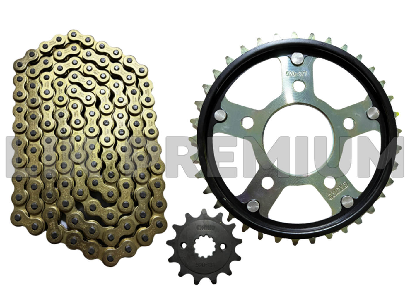 KIT ARRASTRE (13T,37T)(520-116L) GOLD