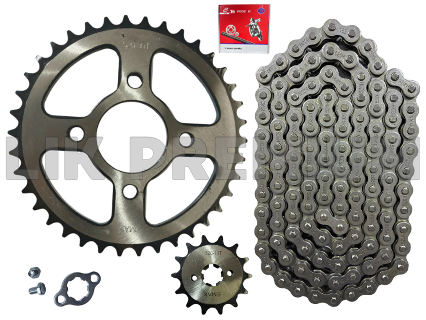 KIT ARRASTRE (14T,38T)(520H-110L) PREMIUM